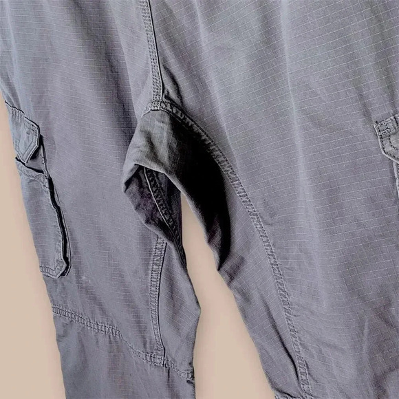 Carhartt Force Relaxed Fit Ripstop Cargo Work Pants Size 42X30 Gray Straight Leg - Picture 9 of 16